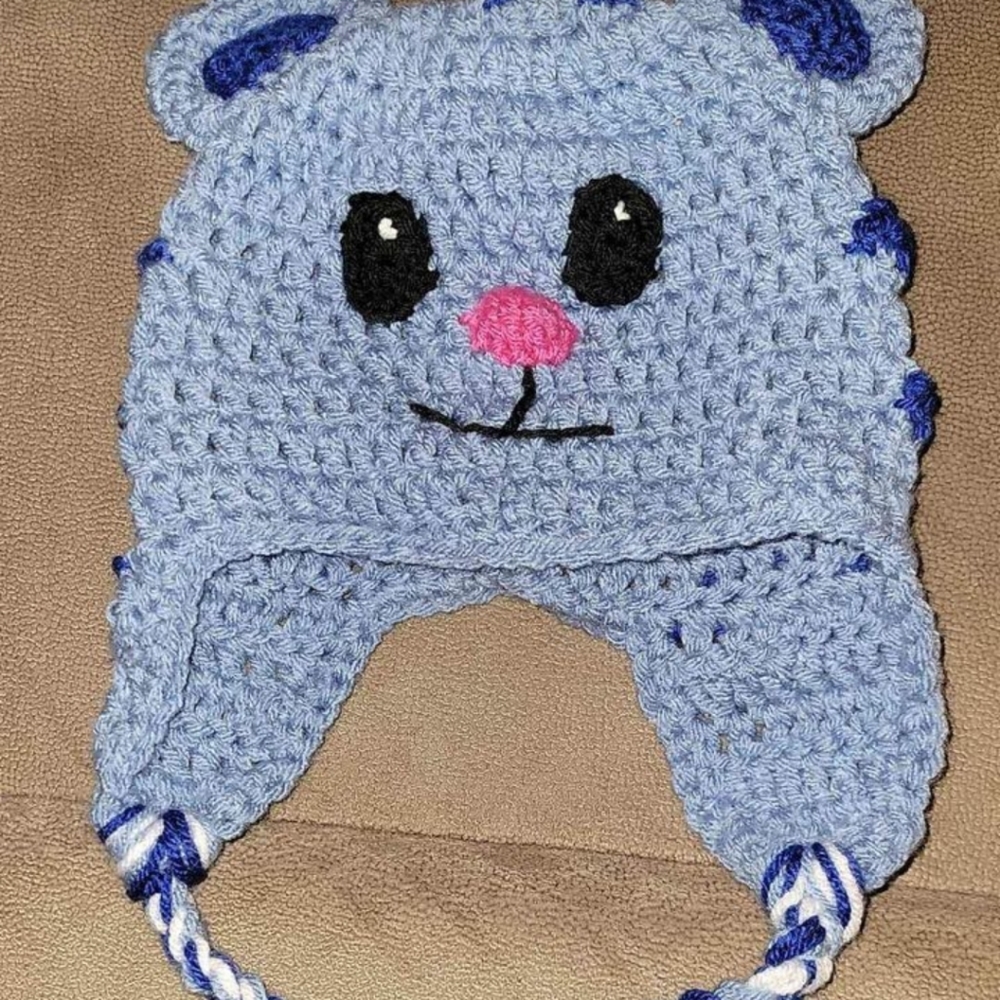 Tiger crochet hat